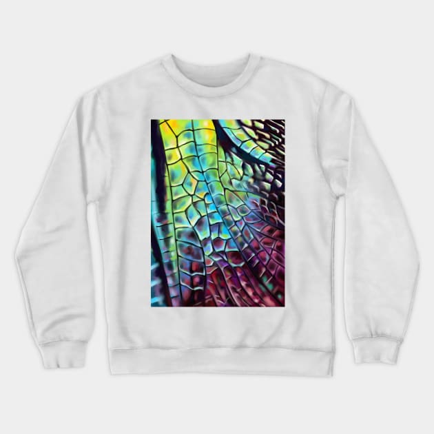 Dragonfly Wing Crewneck Sweatshirt by little-ampharos